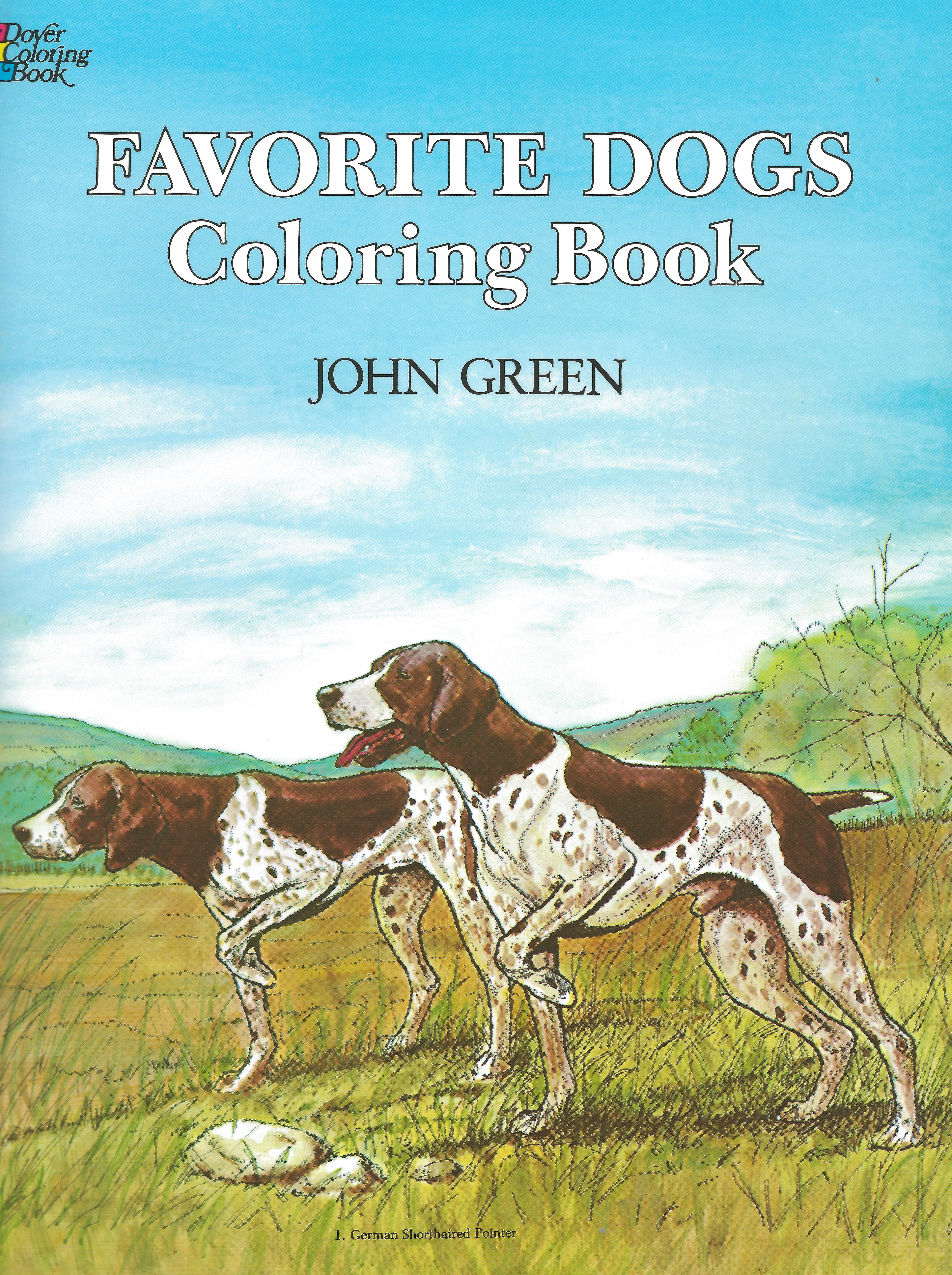 FAVORITE DOGS COLORING BOOK John Green - Click Image to Close